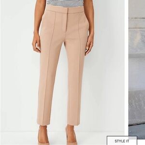 Ann Taylor Tan Ankle Pants